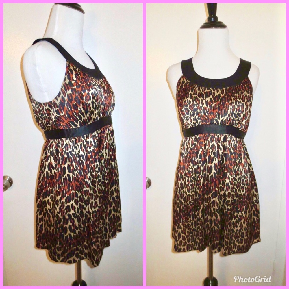 Betsey Johnson Leopard Tunic Silk